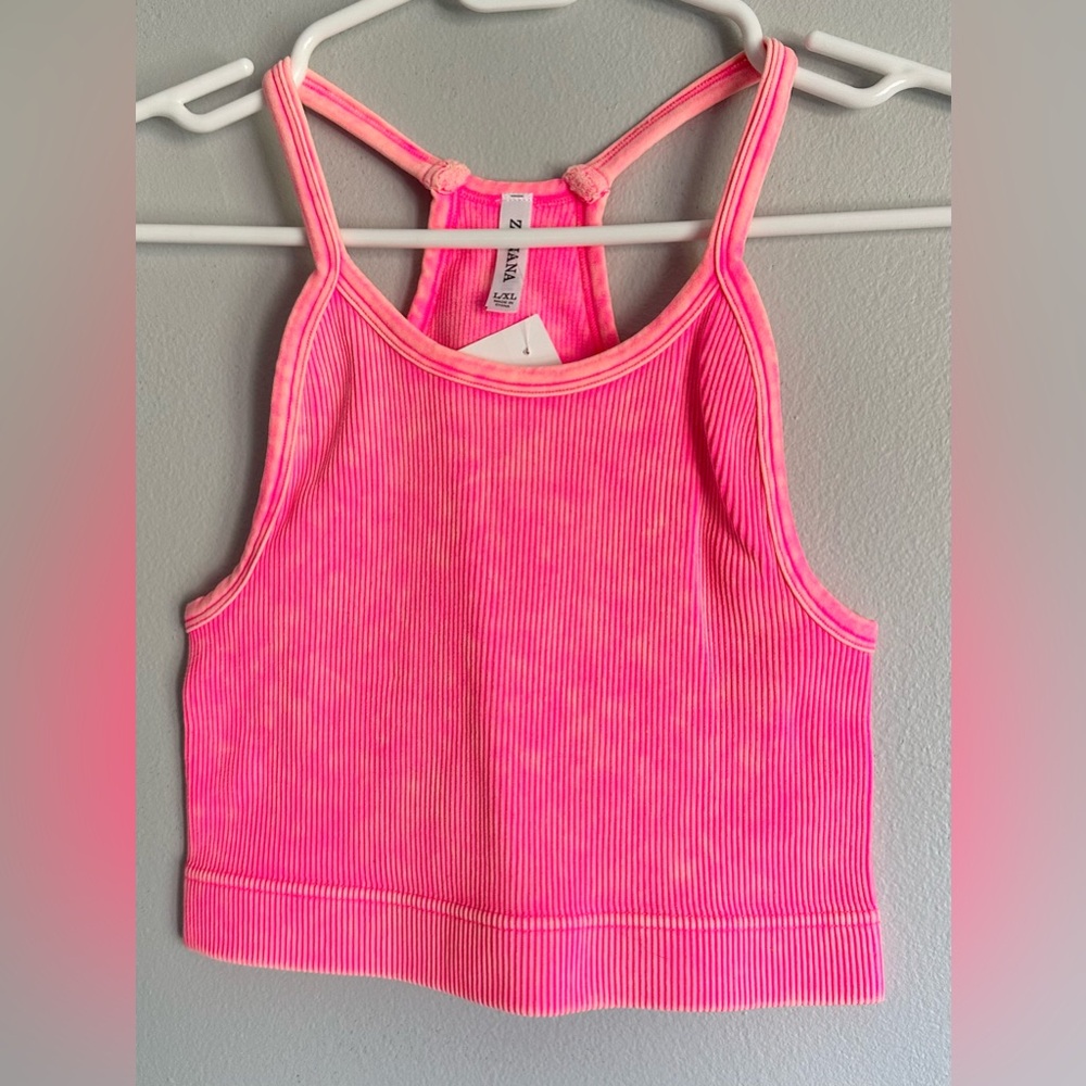 Zenana Hot Pink Bralette